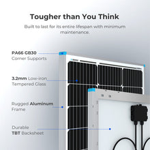 Load image into Gallery viewer, 100 Watt 12 Volt Monocrystalline Solar Panel (Compact Design)