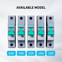 Load image into Gallery viewer, 10A/16A/32A/50A/63A 1P DC Miniature Circuit Breaker