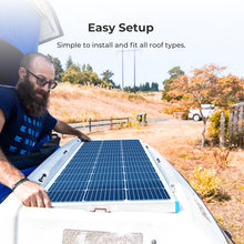 Load image into Gallery viewer, 100 Watt 12 Volt Monocrystalline Solar Panel (Compact Design)