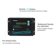 Load image into Gallery viewer, New Edition Voyager 10A PWM Waterproof Solar Charge Controller