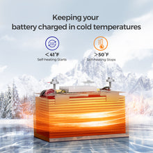 Load image into Gallery viewer, 12V 100Ah Smart Lithium Iron Phosphate Battery w/ Self-Heating Function