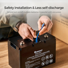 Load image into Gallery viewer, 12V 100Ah Smart Lithium Iron Phosphate Battery w/ Self-Heating Function