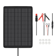 Load image into Gallery viewer, 10W Solar Battery Trickle Charger Maintainer