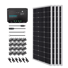 Load image into Gallery viewer, Renogy 400 Watt 12 Volt Complete Solar Kit w/ Mounting Hardware