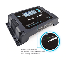 Load image into Gallery viewer, Renogy Voyager - 20A PWM Waterproof Charge Controller w/ LCD Display & LED Bar