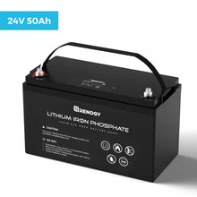 Load image into Gallery viewer, 24V 50Ah Lithium Iron Phosphate Battery