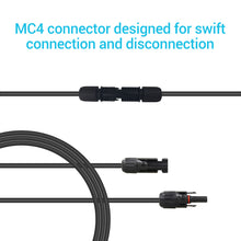 Load image into Gallery viewer, Solar Panel Extension Cable with Male to Female Solar Connectors (Single)