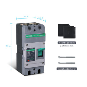 160A 2P DC Molded Case Circuit Breaker