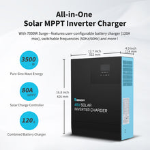 Load image into Gallery viewer, 48V 3500W Solar Inverter Charger