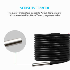 Battery Temperature Sensor for Renogy Solar Charge Controllers