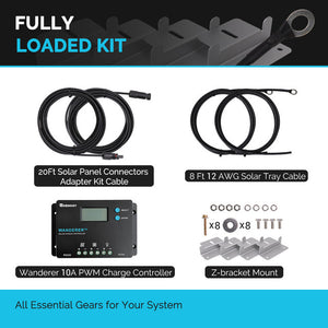 50 Watt 12V Monocrystalline Starter Kit