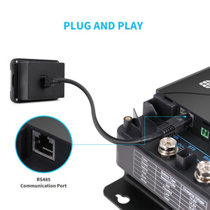 Monitoring Screen for DC-DC MPPT Battery Charger Series