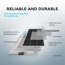 Load image into Gallery viewer, 600W 12V/24V Monocrystalline Solar Premium Kit w/Rover 60A Charger Controller