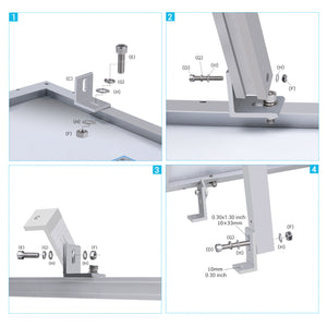 Solar Panel Flat Roof Tilt Mount