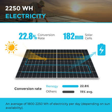 Load image into Gallery viewer, 450 Watt Monocrystalline Solar Panel 2 pieces