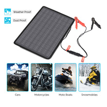 Load image into Gallery viewer, 10W Solar Battery Trickle Charger Maintainer