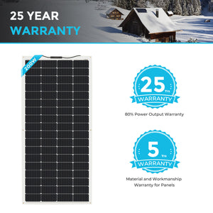 200 Watt 12 Volt Flexible Monocrystalline Solar Panel