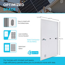 Load image into Gallery viewer, 450 Watt Monocrystalline Solar Panel 2 pieces