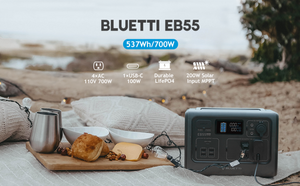 BLUETTI EB55 + 1*PV120 | 700 Watt Generator