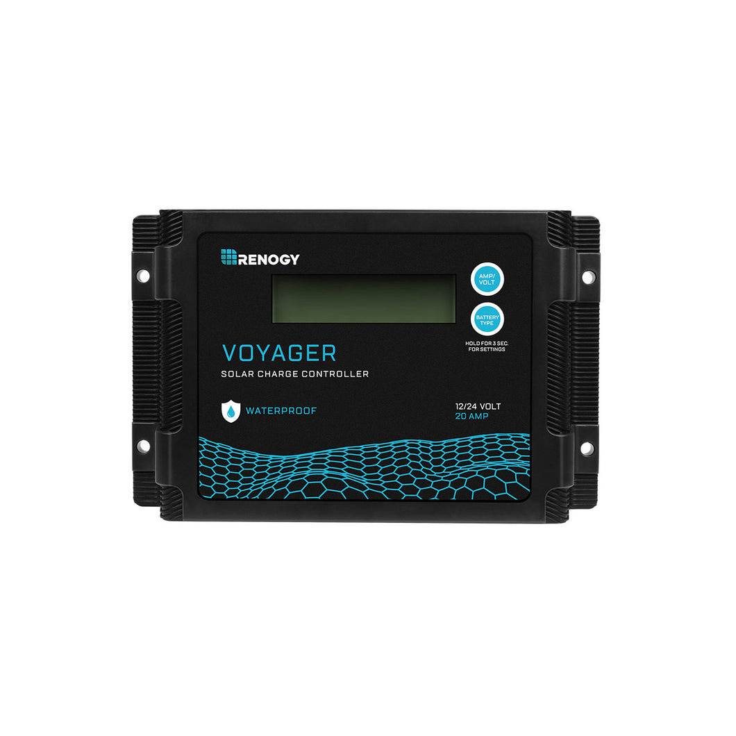 New Edition Voyager 20A PWM Waterproof Solar Charge Controller