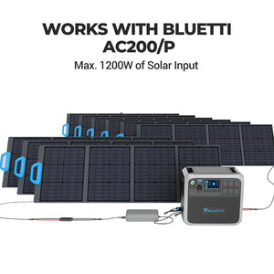 BLUETTI D050S + 3*PV200 + 1*B300 | Solar Generator Kit