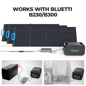 BLUETTI D050S + 3*PV200 + 1*B230 | Solar Generator Kit