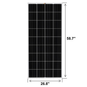 Complete Off-Grid Solar Kit 4,000W 12VDC 120/240 Output + 1,000 Watts Solar / 5 x 200W Solar Panels  | [OGK-6]