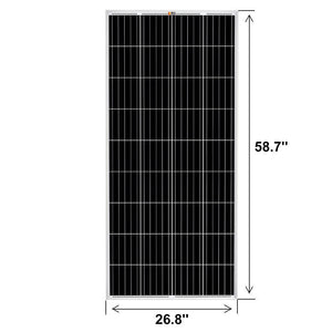 Complete Off-Grid Solar System - 4,000 Watt 12VDC Inverter/Charger 120/240V Output + 400 Watts Solar | [OGK-8]