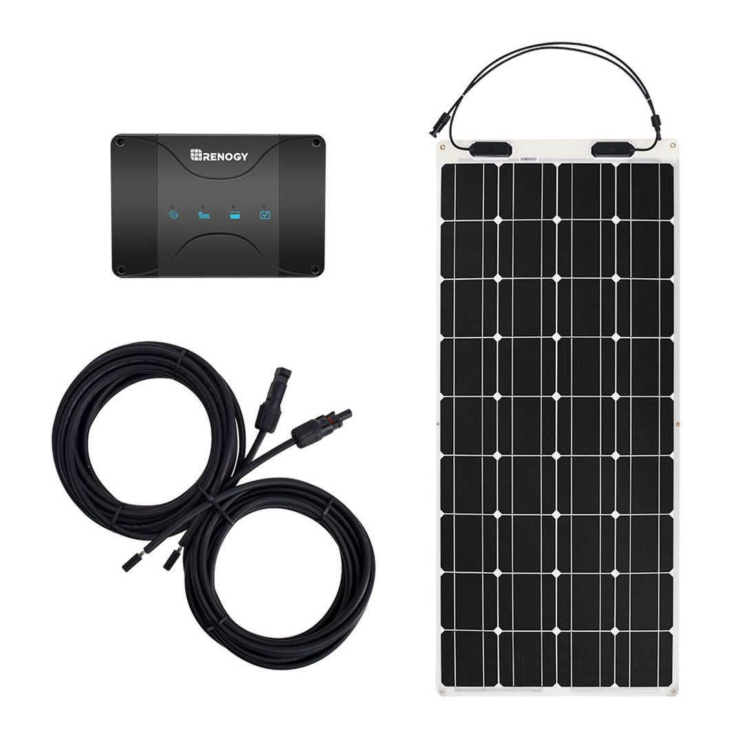 12V 30A Dual Battery Charging 100W Solar Flex Bundle