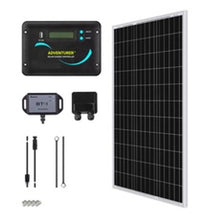 Load image into Gallery viewer, 100 Watt 12 Volt Solar RV Kit