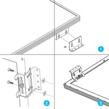 Load image into Gallery viewer, Solar Panel Mounting Curved Z Bracket -- Set of 4