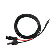Load image into Gallery viewer, 10Ft 16AWG Solar Connector to 5.5x2.1mm DC Connector Adapter Cable