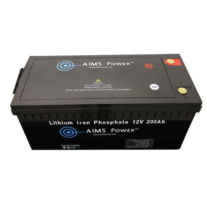 AIMS Lithium Battery 12V 200Ah LiFePO4 with Bluetooth Monitoring | LFP12V200B