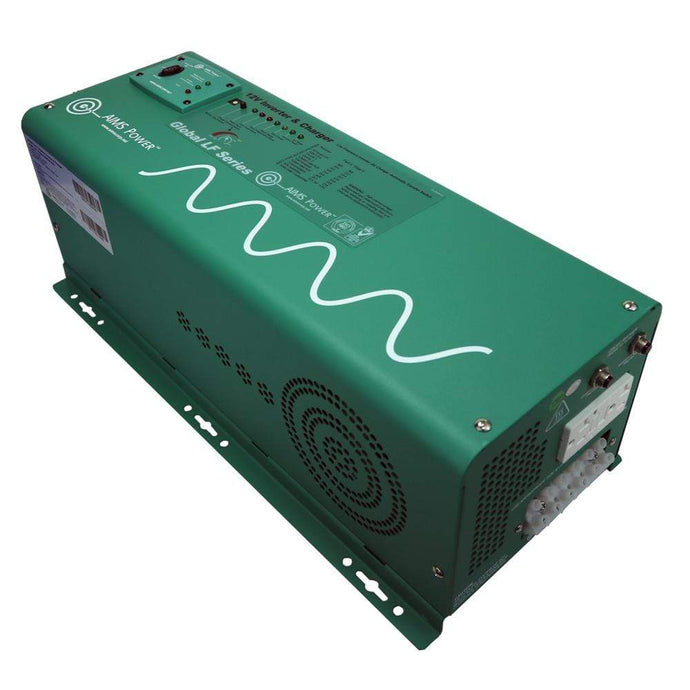 Aims 2500 Watt 12V Pure Sine Wave Inverter Charger PICOGLF25W12V120AL