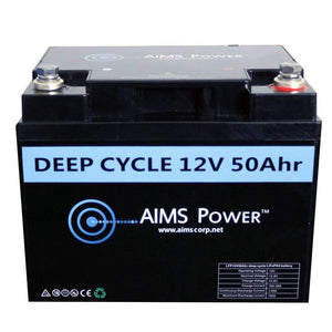 AIMS Power Lithium Battery 12V 50Ah | LFP12V50A