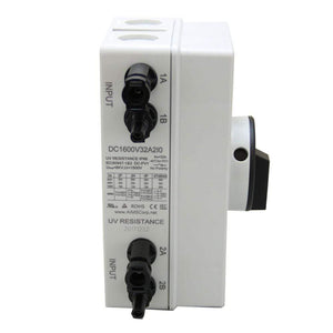 AIMS Power Solar PV DC Quick Disconnect Switch 1000V 64 Amps | DC1600V32A2IO