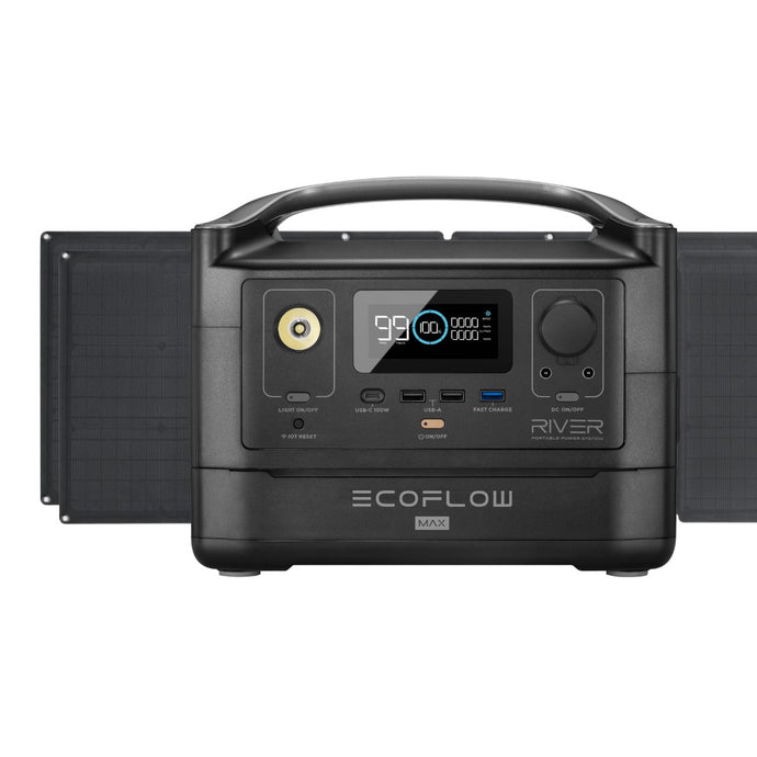 EcoFlow RIVER Max + 2x 110W Solar Panel