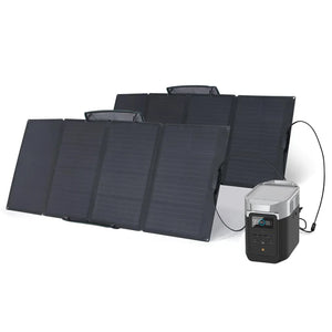 EcoFlow DELTA 2 + 110W Portable Solar Panel