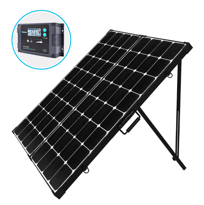 Renogy 200 Watt 12 Volt Eclipse Mono Solar Suitcase w/ Charge Controller