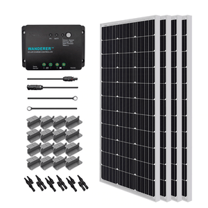 Renogy 400 Watt 12 Volt Complete Solar Kit w/ Mounting Hardware