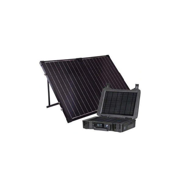 Renogy Phoenix Generator + 100 Watt Mono Foldable Solar Suitcase Kit –  Emergency Energy Solution