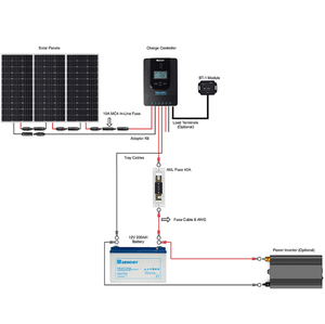 Renogy Premium 300 Watt 12 Volt Complete Solar Kit w/ MPPT