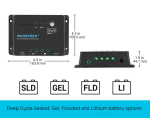 Renogy Wanderer LI 30A Charge Controller | RNG-CTRL-WND30-LI